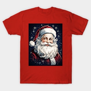 Vintage Retro Santa Claus T-Shirt